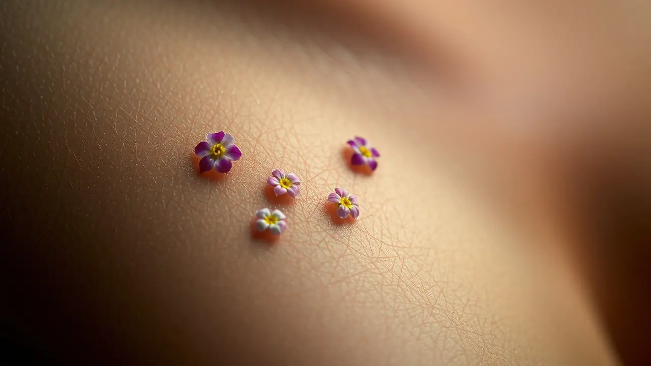 Cicatriz florida simbolizando cura