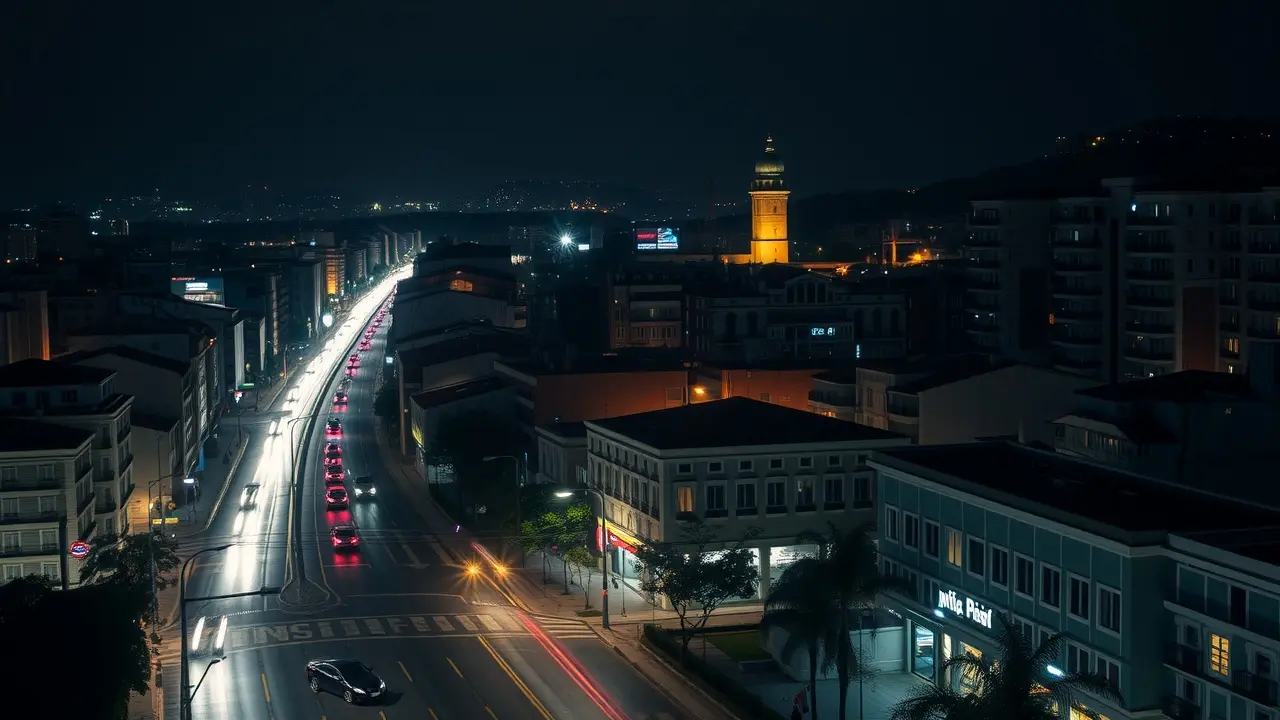 Cidade negra em sonho