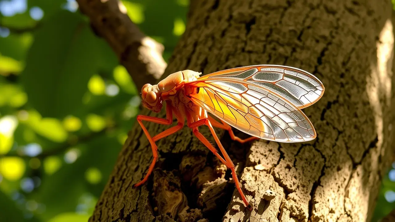 Sonhar com Cigarra: Descubra o Significado e as Mensagens Ocultas Cigarra emergindo da casca
