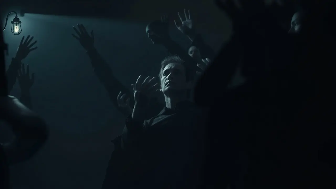 Pessoa sendo coagida em sonho