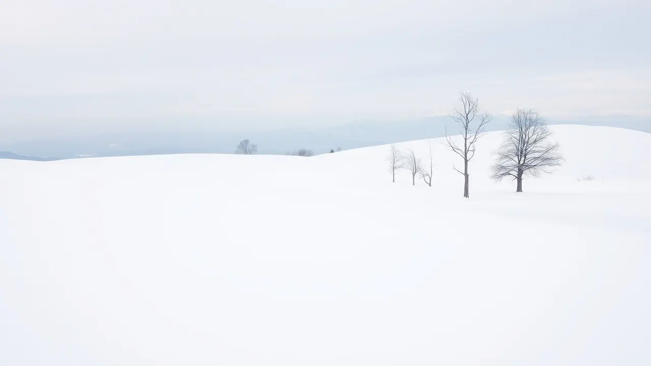 Significado de Sonhar com Cobertura Nevascada: Descubra as Mensagens! Paisagem serena coberta de neve fresca.