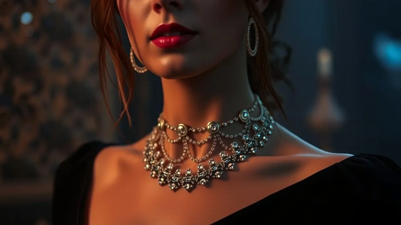 Sonhar com Colar: Descubra os Significados e Interpretações! Mulher usando colar em sonho