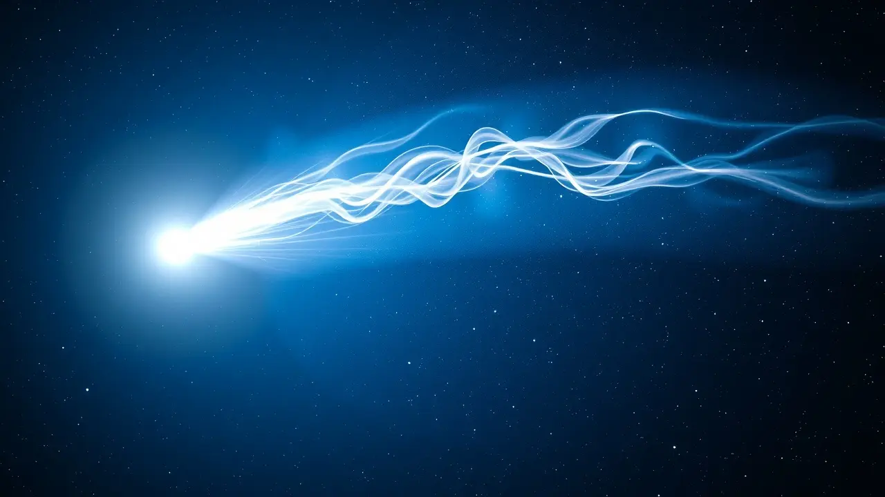 Significado de Sonhar com Cometa de Presságio: Interpretações e Simbolismos Imagem de um cometa brilhante no céu