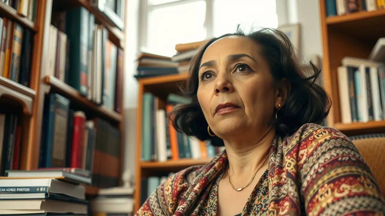 Sonhar com Conceição Evaristo: Desvendando os Significados Conceição Evaristo em seu escritório