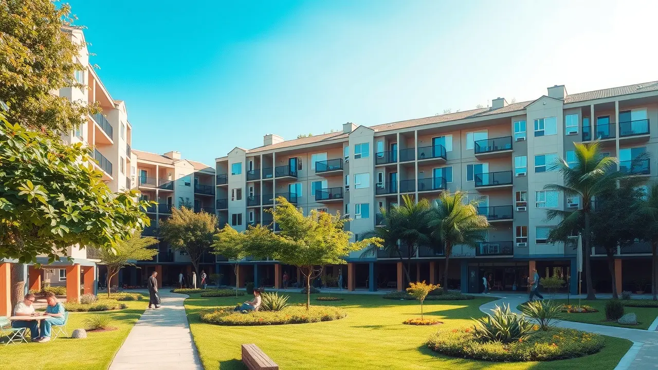 Sonhar com Condomínio: Descubra os Significados Ocultos! Sonho com condomínio tranquilo e ensolarado