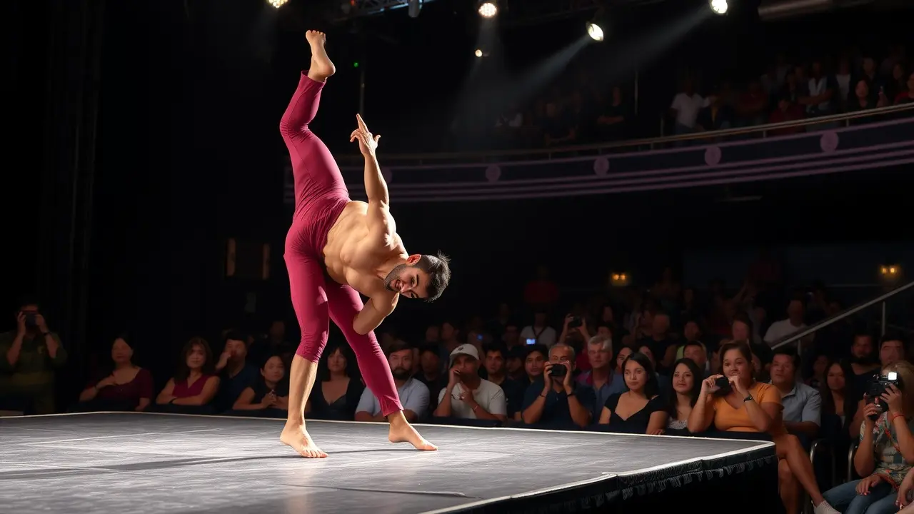 Sonho com contorcionista