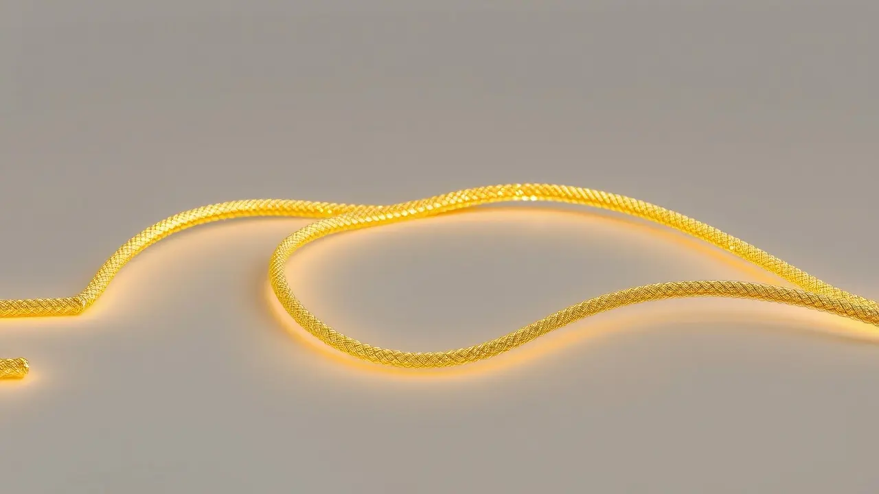 Significado de Sonhar com Cordão Dourado: Decifre os Sinais! Um cordão dourado brilhante