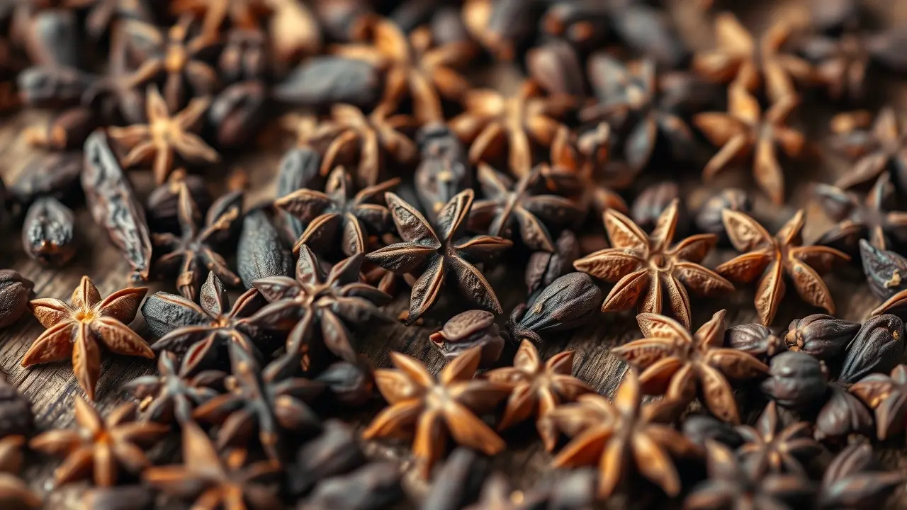 Cravo-da-índia e anis estrelado