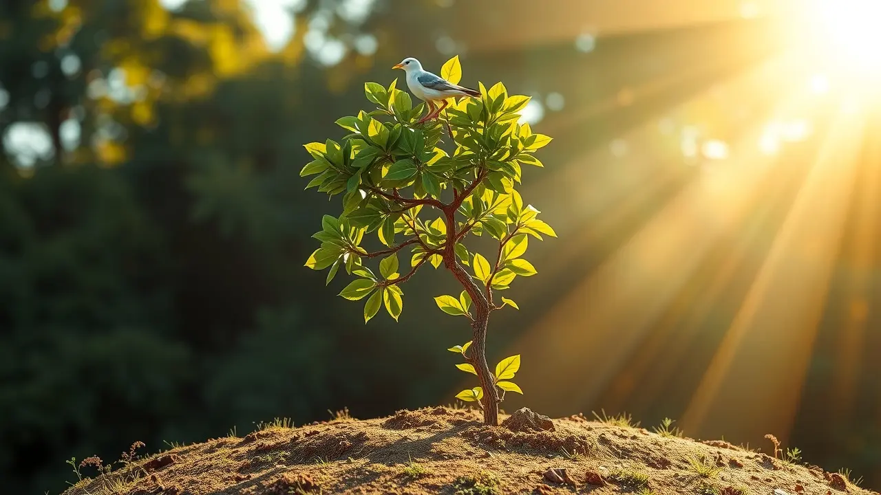Sonhar com Crescimento: Desvende os Significados e Simbolismos Árvore crescendo em solo fértil
