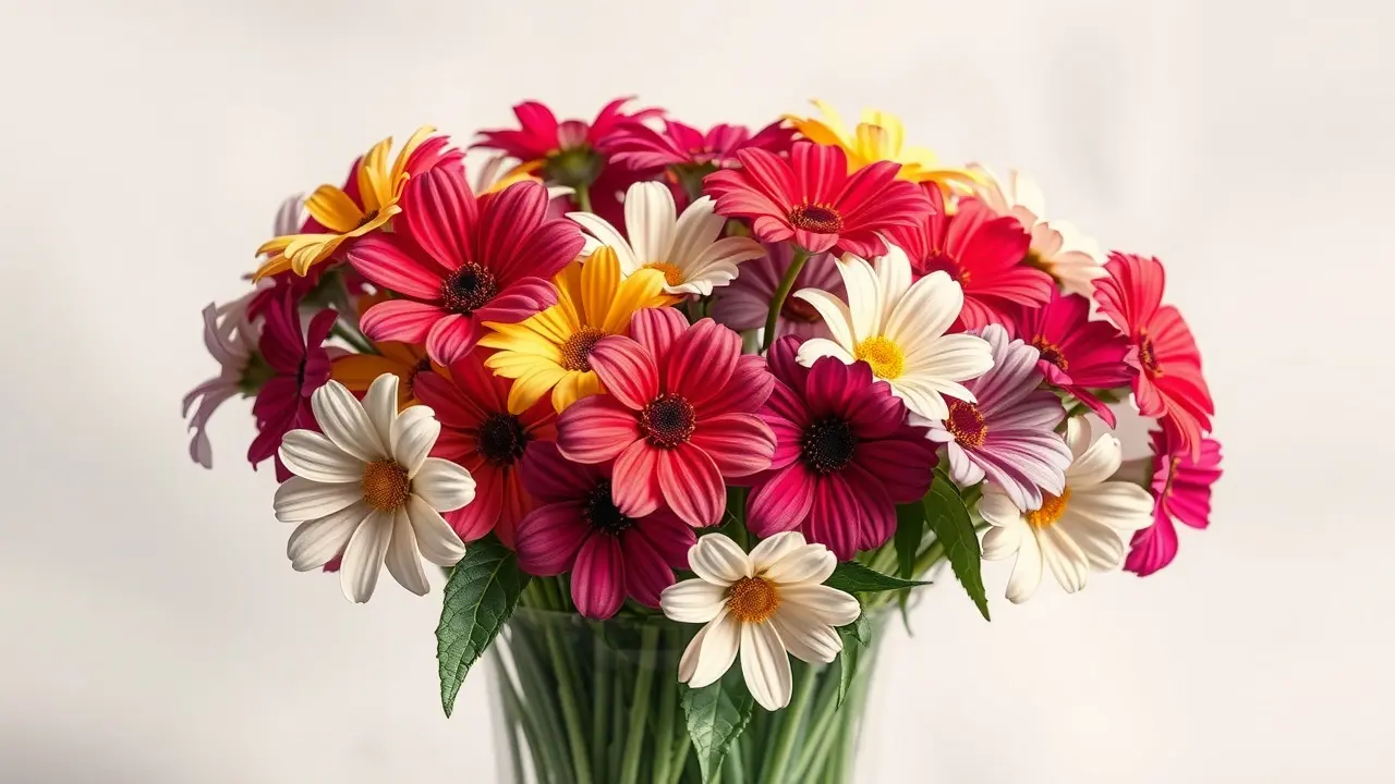 Sonhar com Crisântemo: Descubra o Significado e as Mensagens Ocultas Buquê de crisântemos coloridos