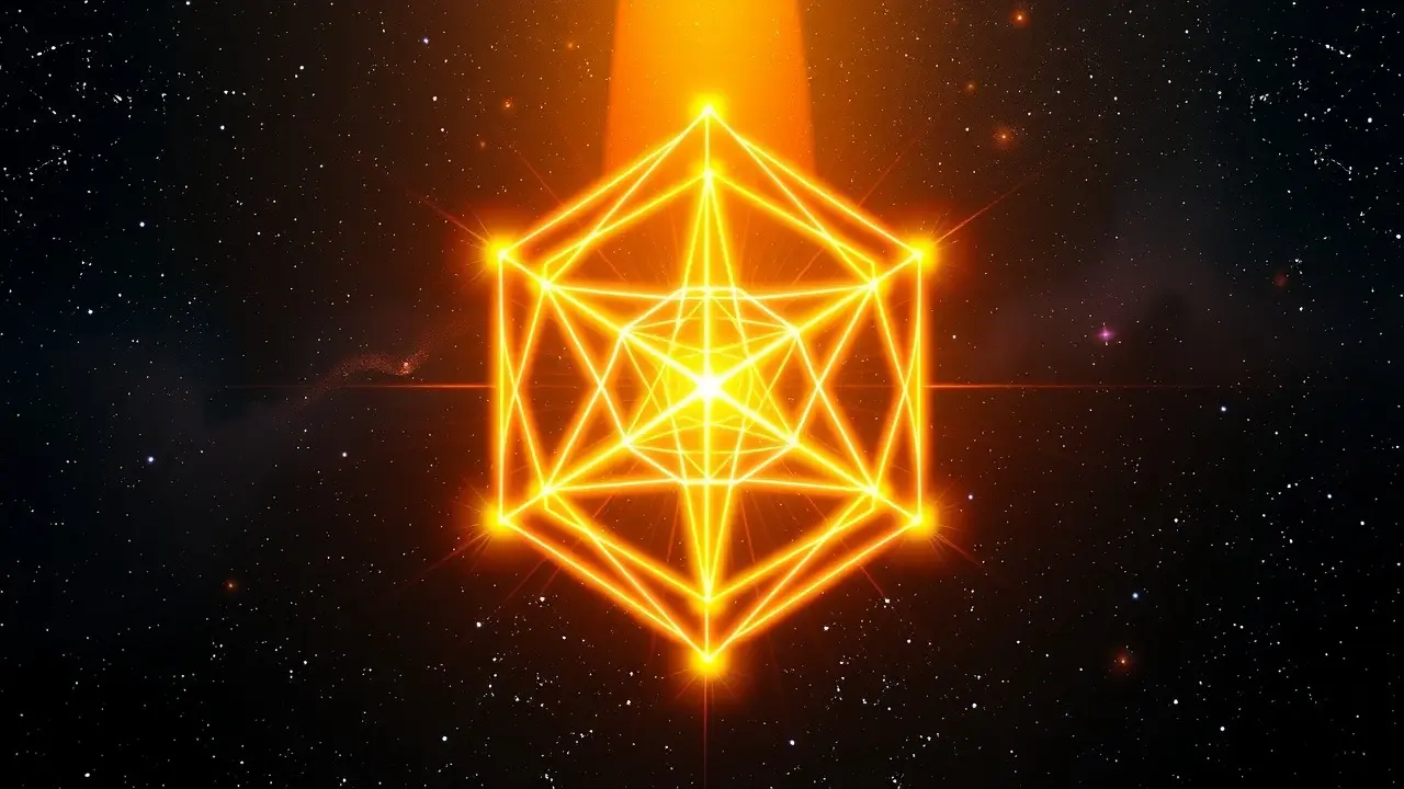 Sonhar com Cubo de Metatron: Desvende os Segredos! Cubo de Metatron brilhante