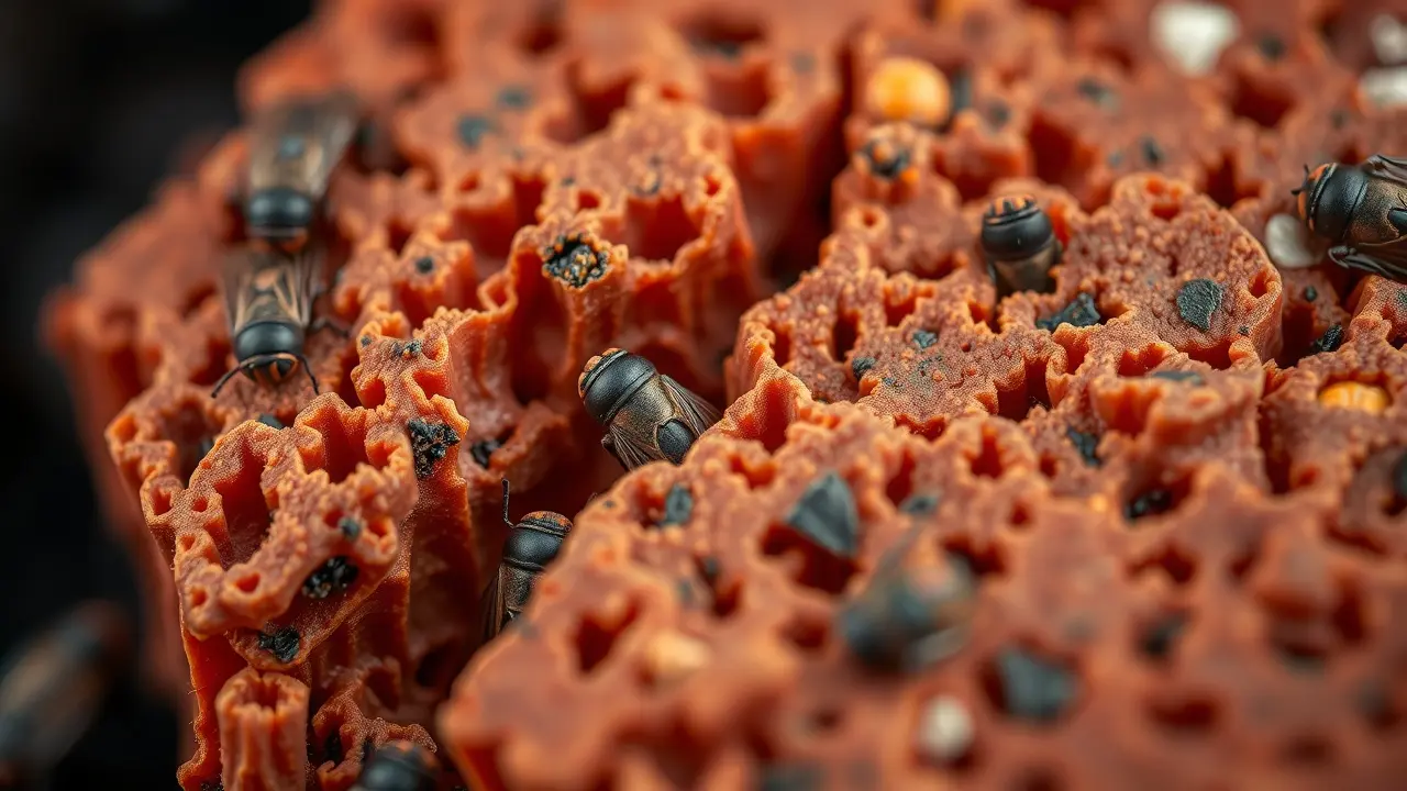 Significado de Sonhar com Cupim: Interpretações e Simbolismos Cupins em madeira corroída