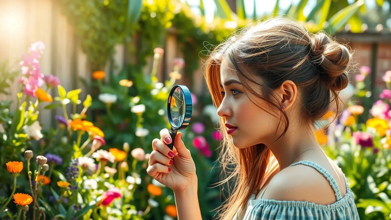 Sonhar com Curiosidade: Desvende os Significados Ocultos Mulher curiosa descobrindo jardim secreto