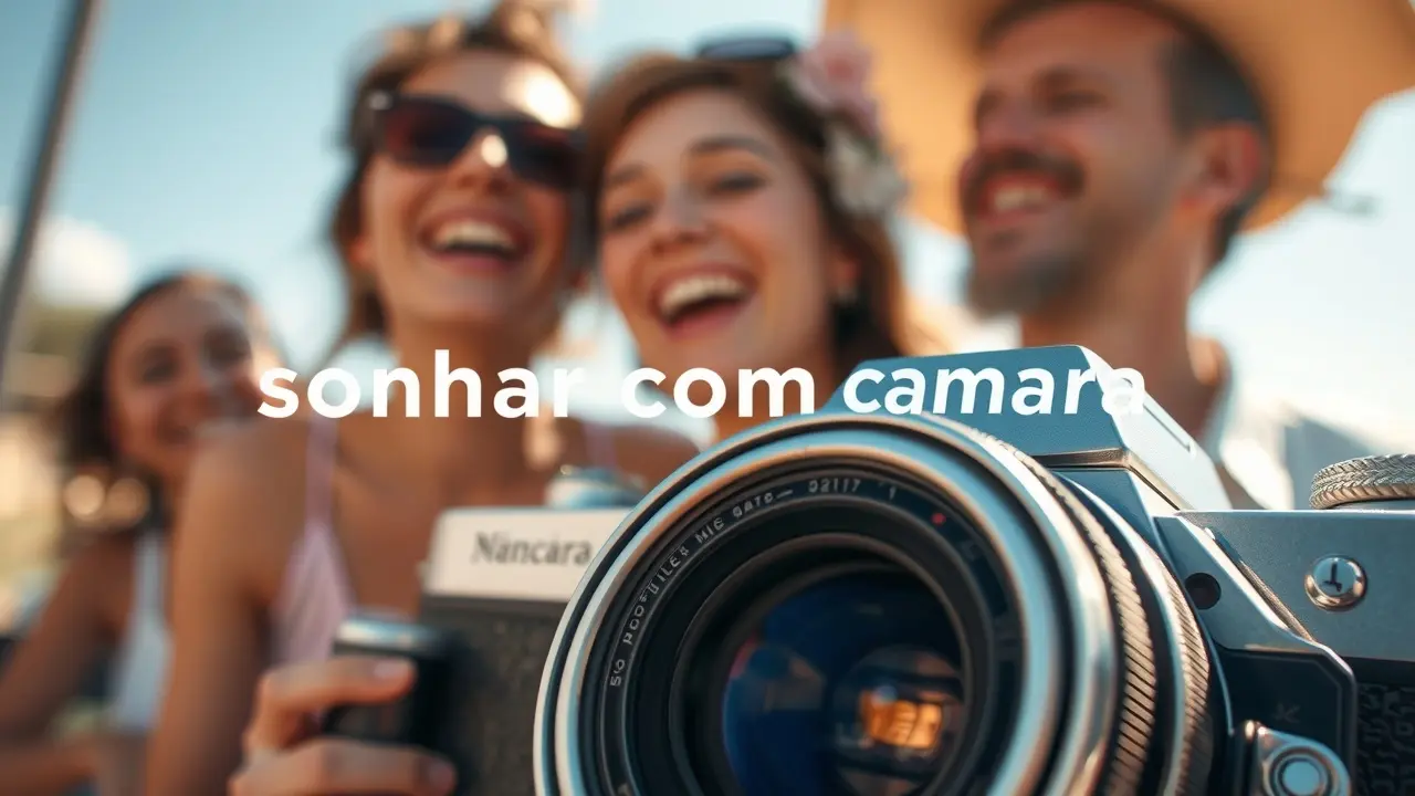 Sonho com câmera vintage