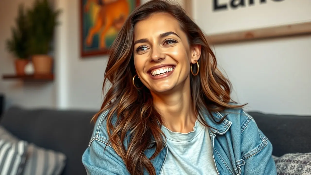 Significado de Sonhar com Cássia Kis: Interpretações e Reflexões Mulher sorrindo amigavelmente