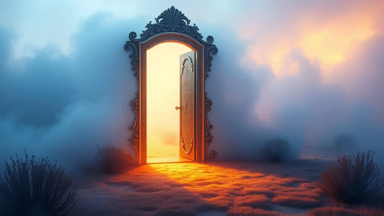 Sonho com a letra Daleth: Porta para o futuro.