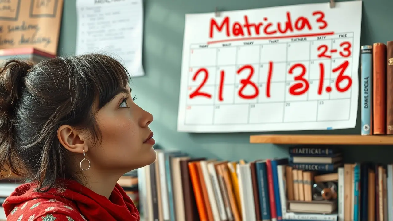 Significado de Sonhar com Data de Matrícula: Decifre os Sinais! Sonhar com data de matrícula