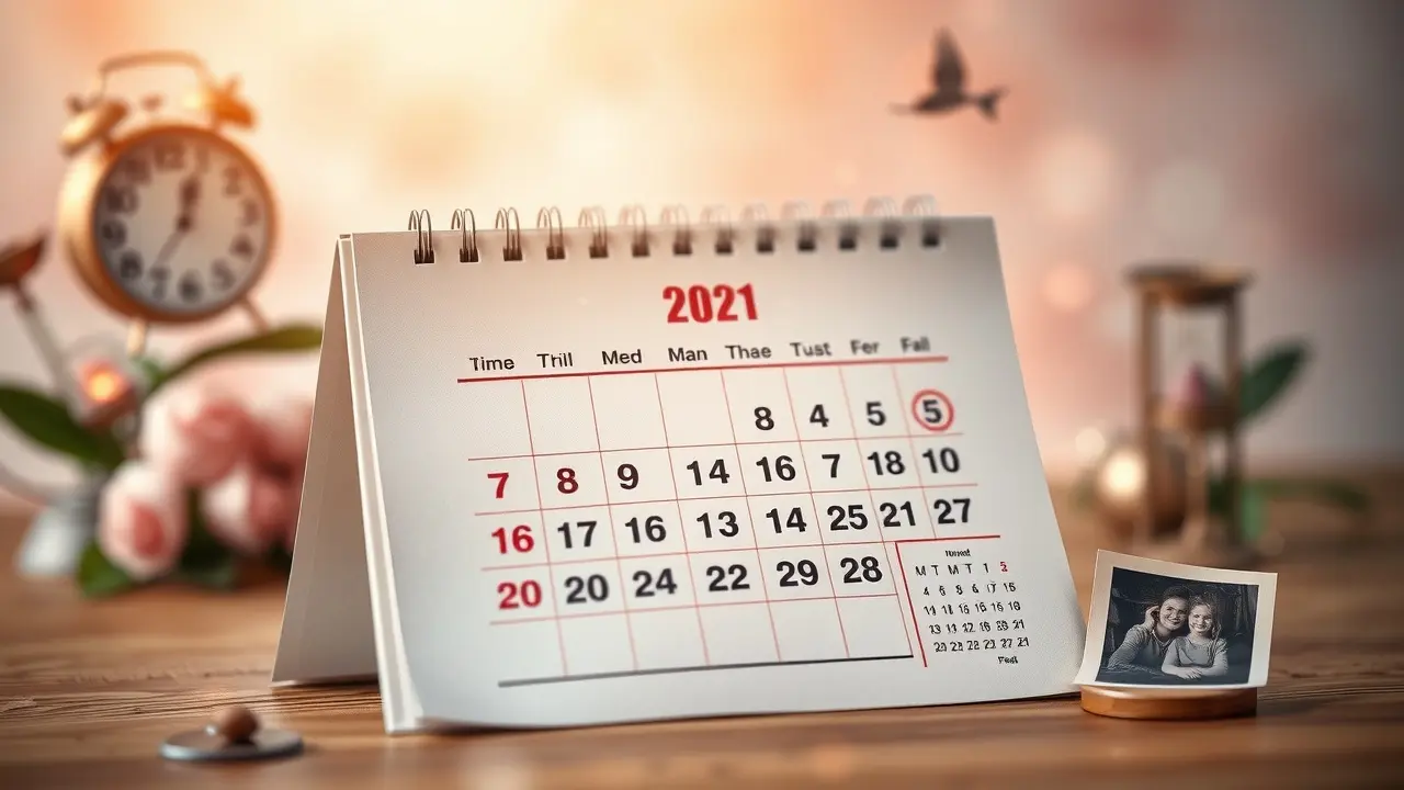 Sonhar com Data: Descubra os Significados e Interpretações Calendário onírico com data destacada