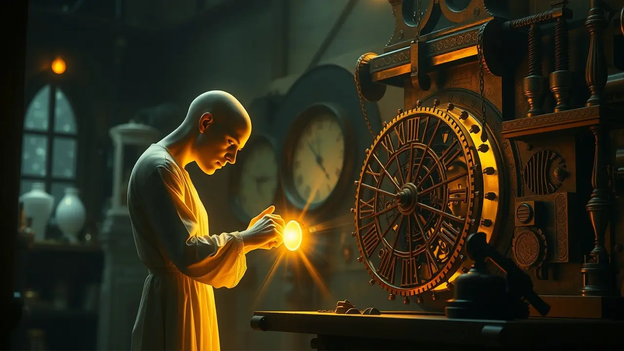 Sonhar com Dedicação: Descubra o Significado e as Mensagens Ocultas Pessoa dedicada trabalhando em um mecanismo complexo de relógio.