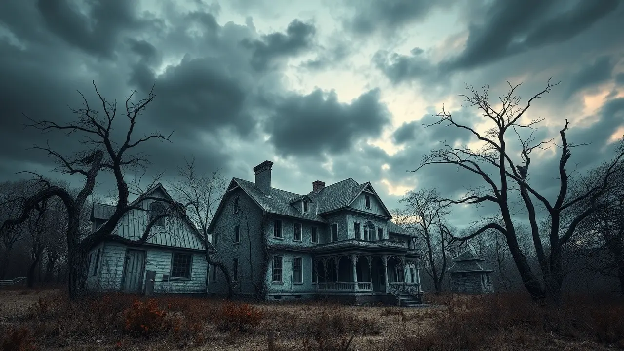 Sonho com degradação em paisagem melancólica