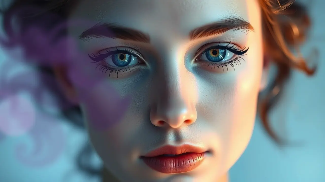 Sonhar com Delineamento: Desvende os Significados Ocultos Rosto com delineado abstrato em sonho