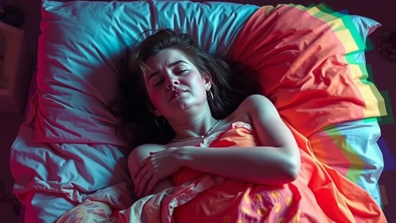 Pessoa delirando em um sonho