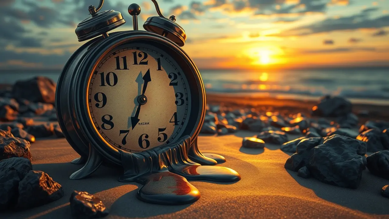 Sonhar com Derretimento: Descubra os Significados Ocultos Relógio derretendo simbolizando transformação