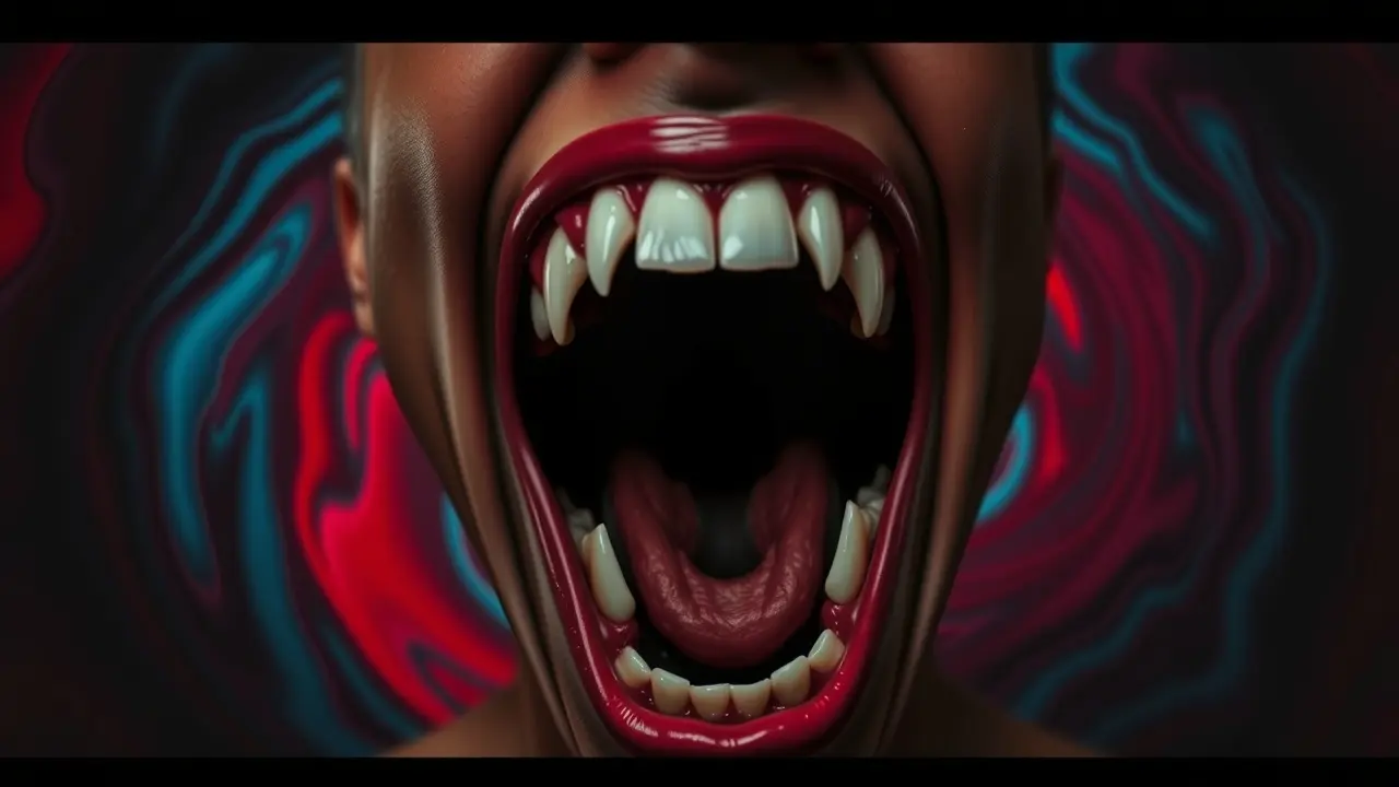 Significado de Sonhar com Devorar: Interpretações e Simbolismos Boca aberta prestes a devorar