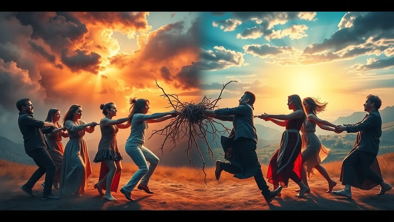 Sonhar com Discórdia: Desvendando os Significados Ocultos Interpretação de sonho: discórdia e conflito.