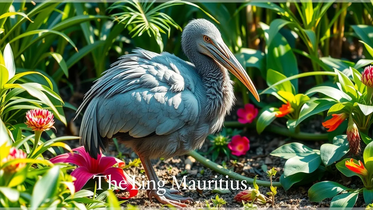 Sonhar com Dodô: Desvende os Significados e Simbolismos Dodô em seu habitat natural.