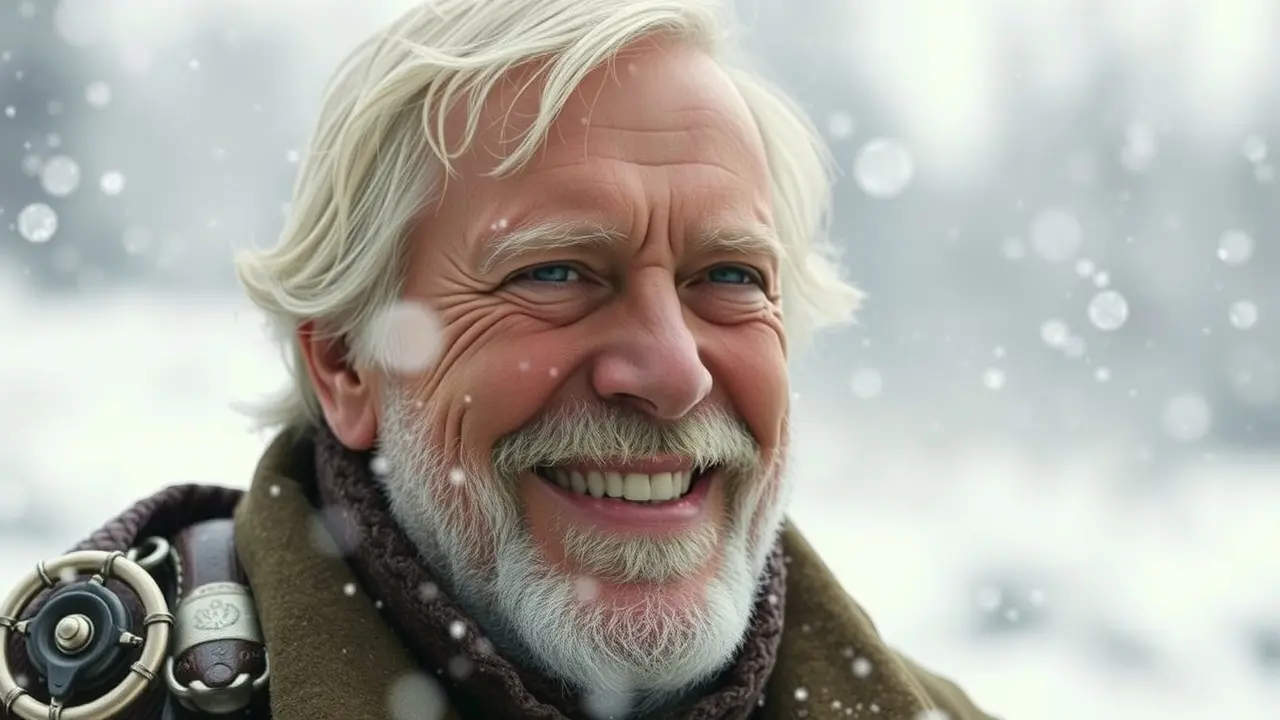 Sonhar com Donald Sutherland: Desvende os Significados Ocultos Homem idoso sorrindo em sonho