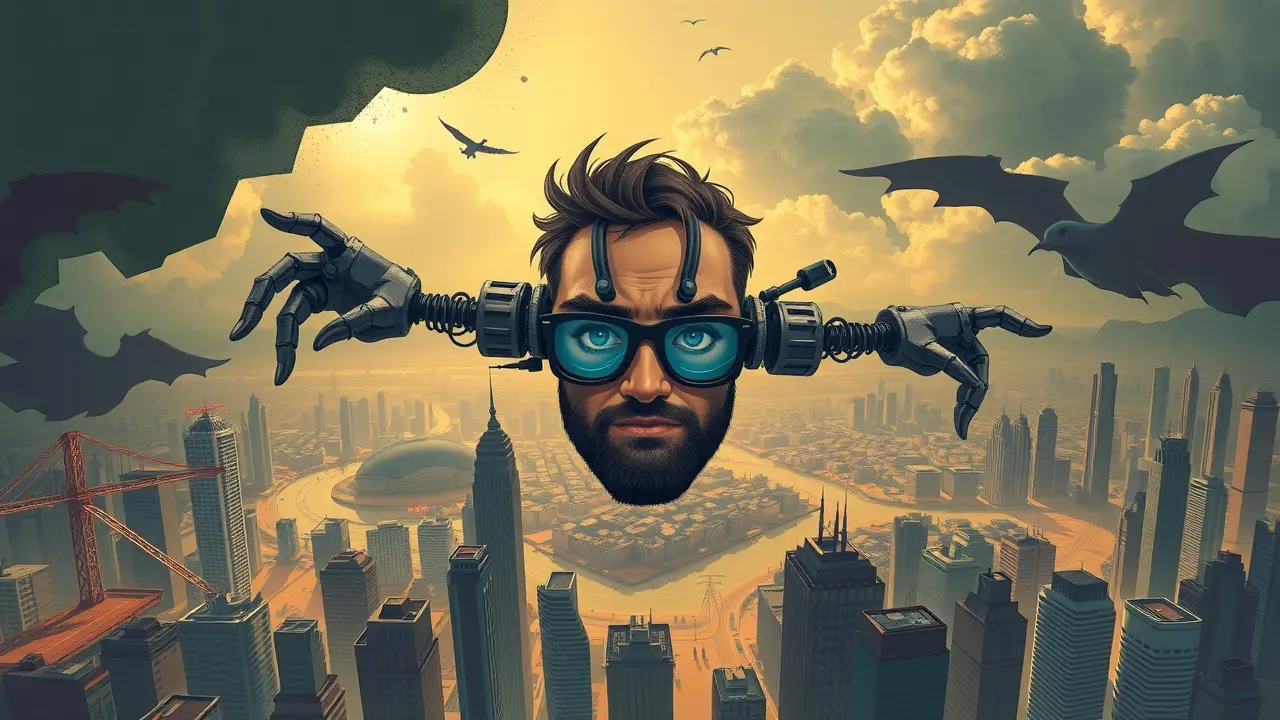 Sonhar com Doutor Octopus: Descubra o Significado Oculto Homem com múltiplos braços mecânicos