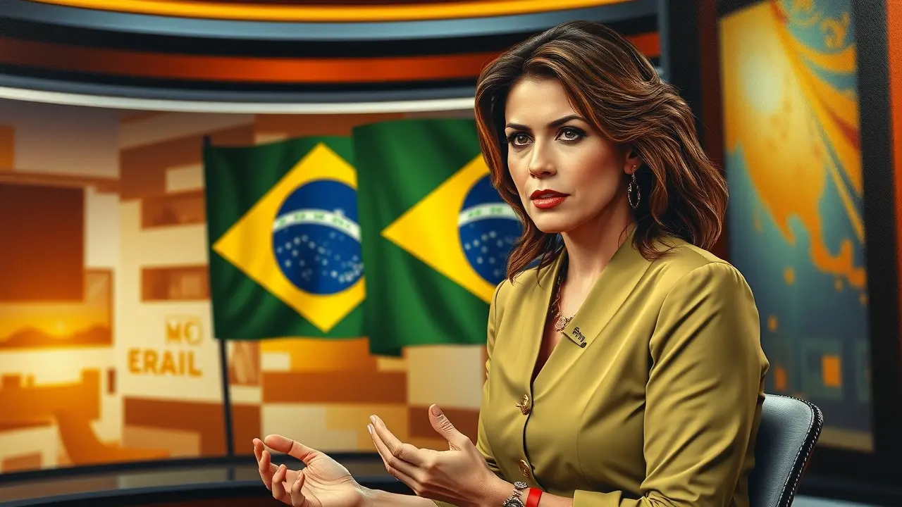 Sonhar com Eda Coutinho: Descubra o Significado Oculto Mulher apresentando telejornal