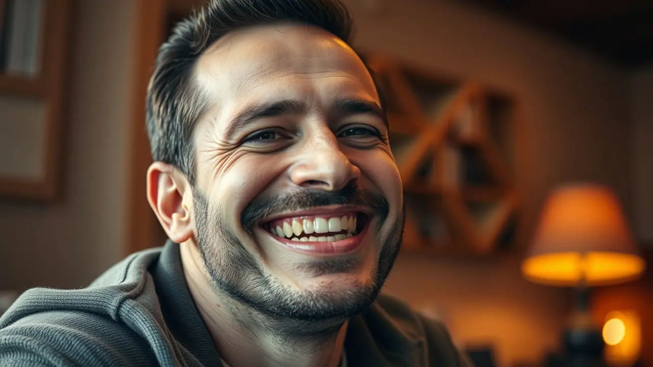 Sonhar com Eddy: Descubra o Significado e as Interpretações Homem sorrindo amigavelmente