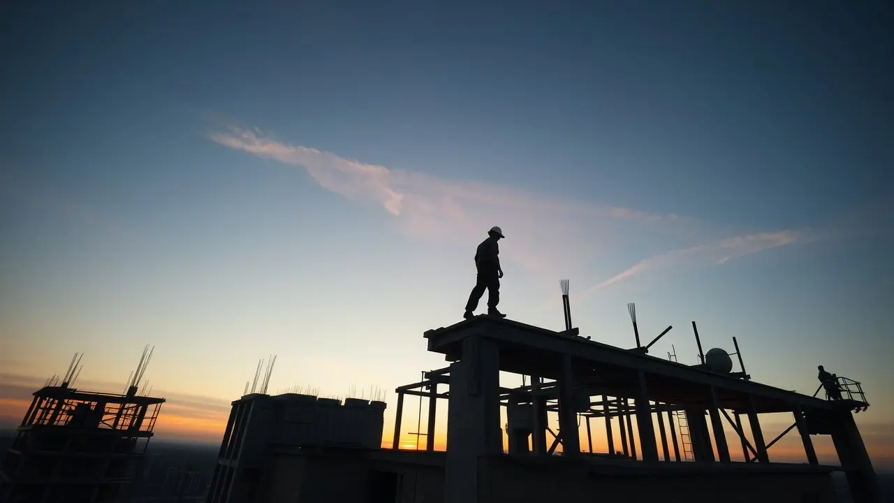 Sonho com edificação em construção