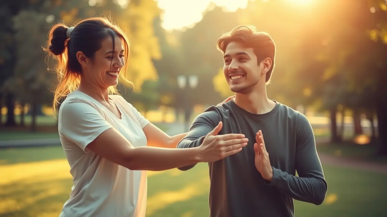 Sonhar com Educador Físico: Descubra o Significado! Sonho com educador físico incentivando o bem-estar.