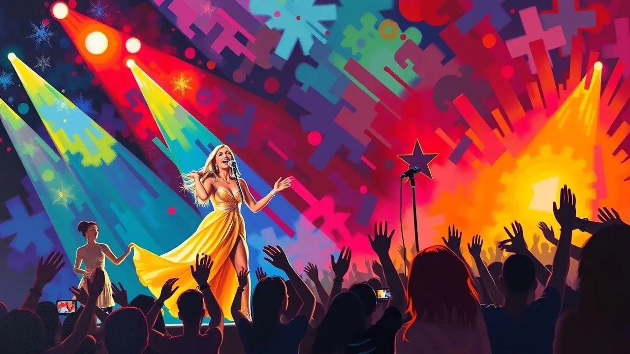 Significado de Sonhar com Elba Ramalho: Interpretações e Simbolismos Elba Ramalho cantando em um palco vibrante