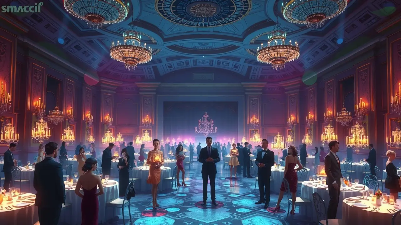 Sonhar com Elitização: Desvendando Significados e Reflexões Sonho com elitização: baile elegante e figura sombria