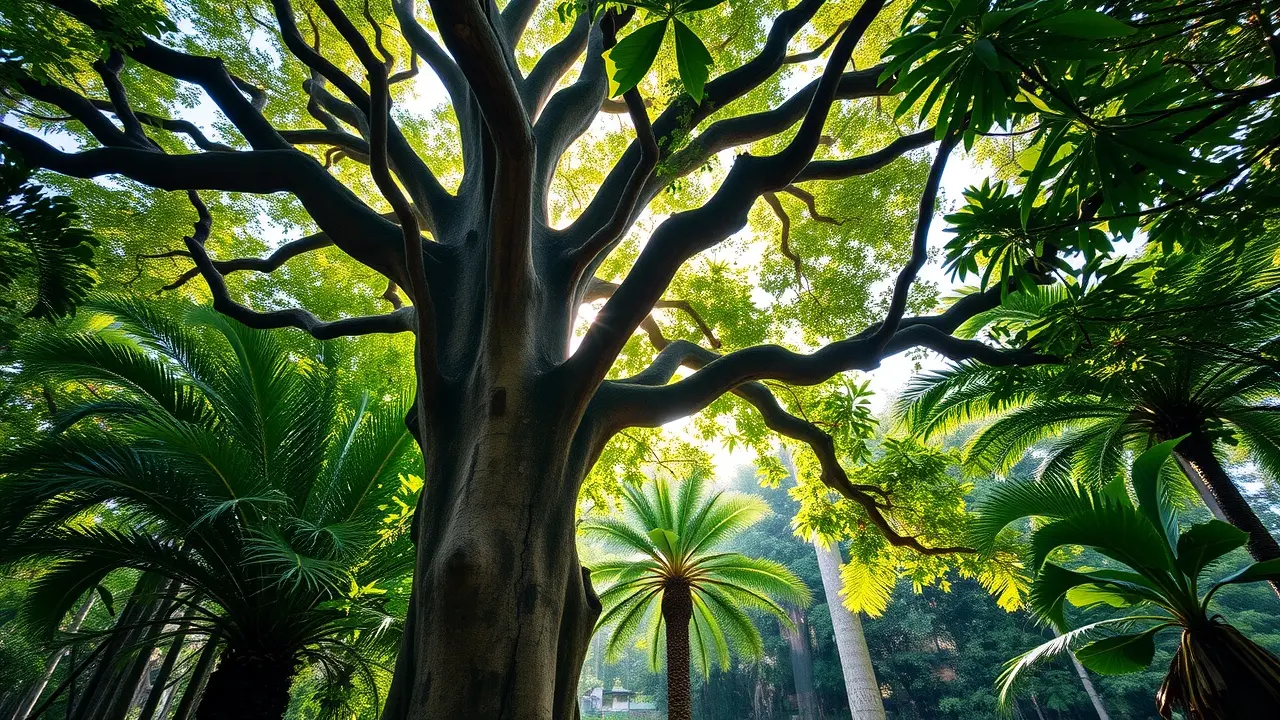 Sonhar com Embaúba: Descubra o Significado e as Interpretações Embaúba em floresta tropical.