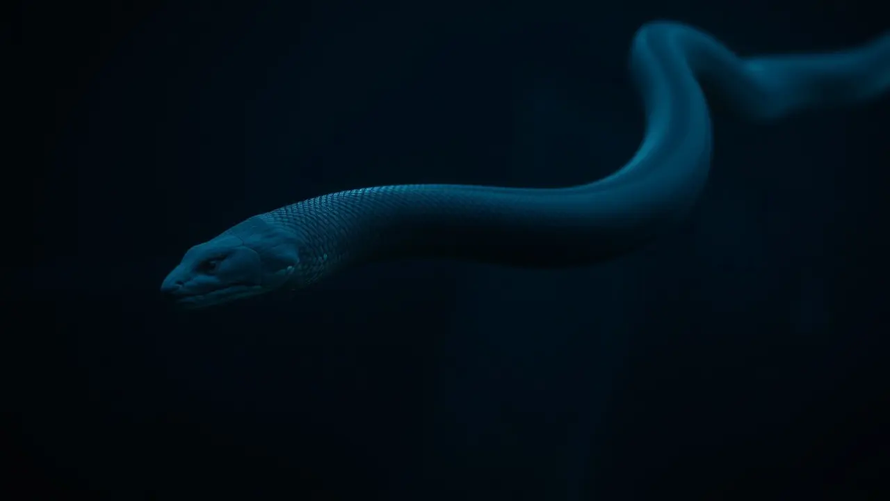 Sonhar com Enguia: Descubra o Significado e as Interpretações Enguia nadando em águas turvas