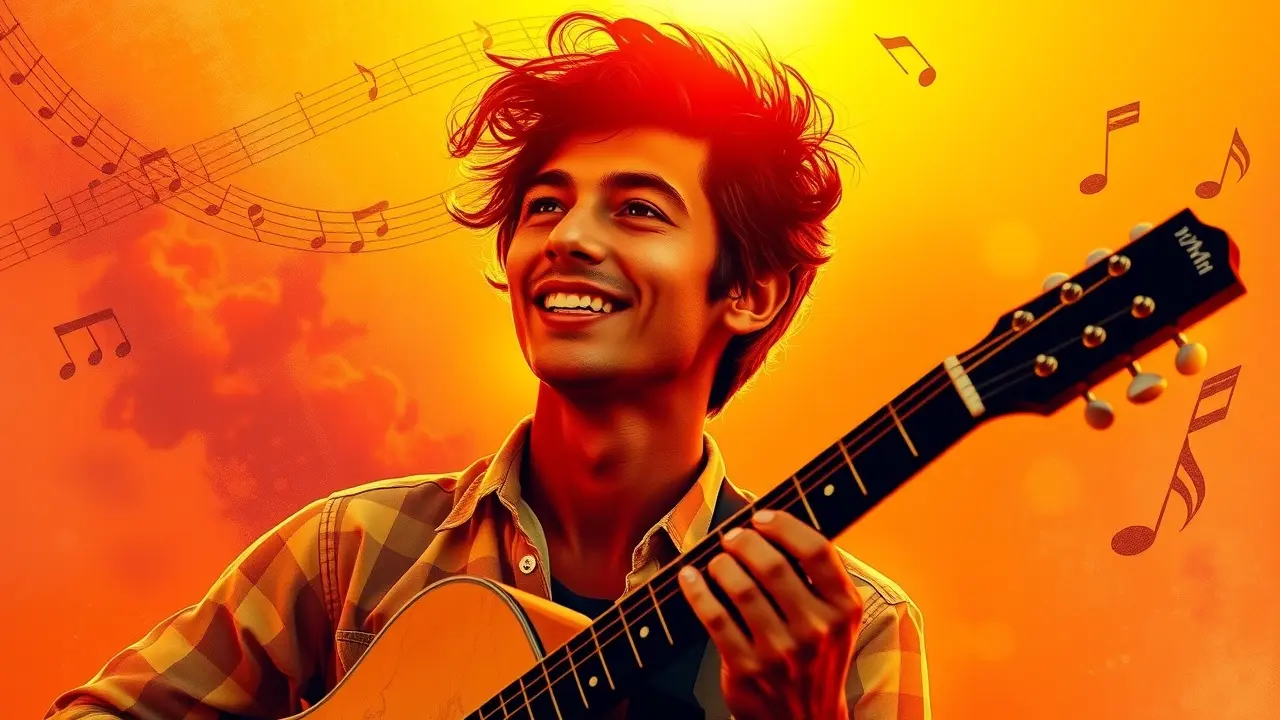 Sonhar com Erasmo Carlos: Desvende os Significados e Simbolismos Erasmo Carlos jovem segurando violão
