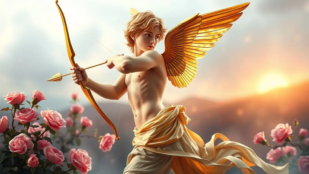 Sonhar com Eros: Desvende os Significados e Interpretações Eros, o deus do amor, em sonho.