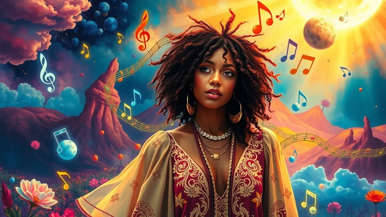 Significado de Sonhar com Erykah Badu: Intuições e Ritmos da Alma Sonho com Erykah Badu simboliza autoexpressão e criatividade.