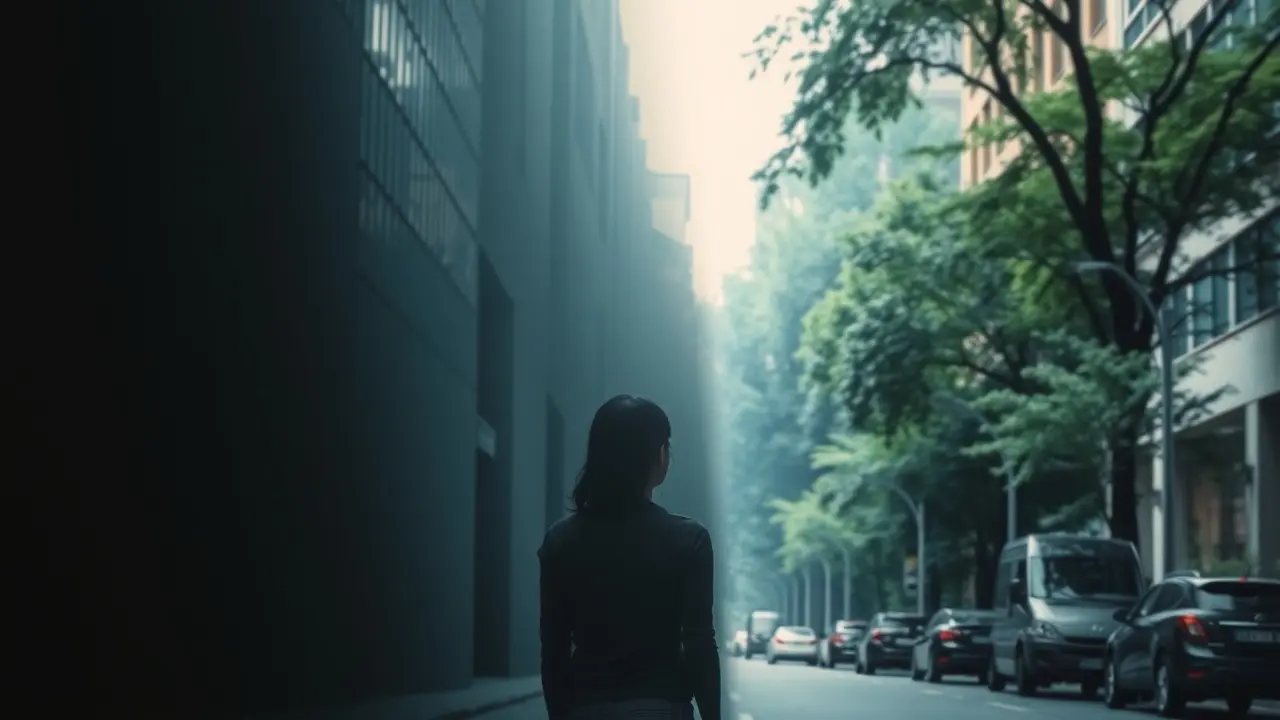 Sonhar com Escapismo: Descubra o Significado Oculto Pessoa desaparecendo na floresta, escapismo.