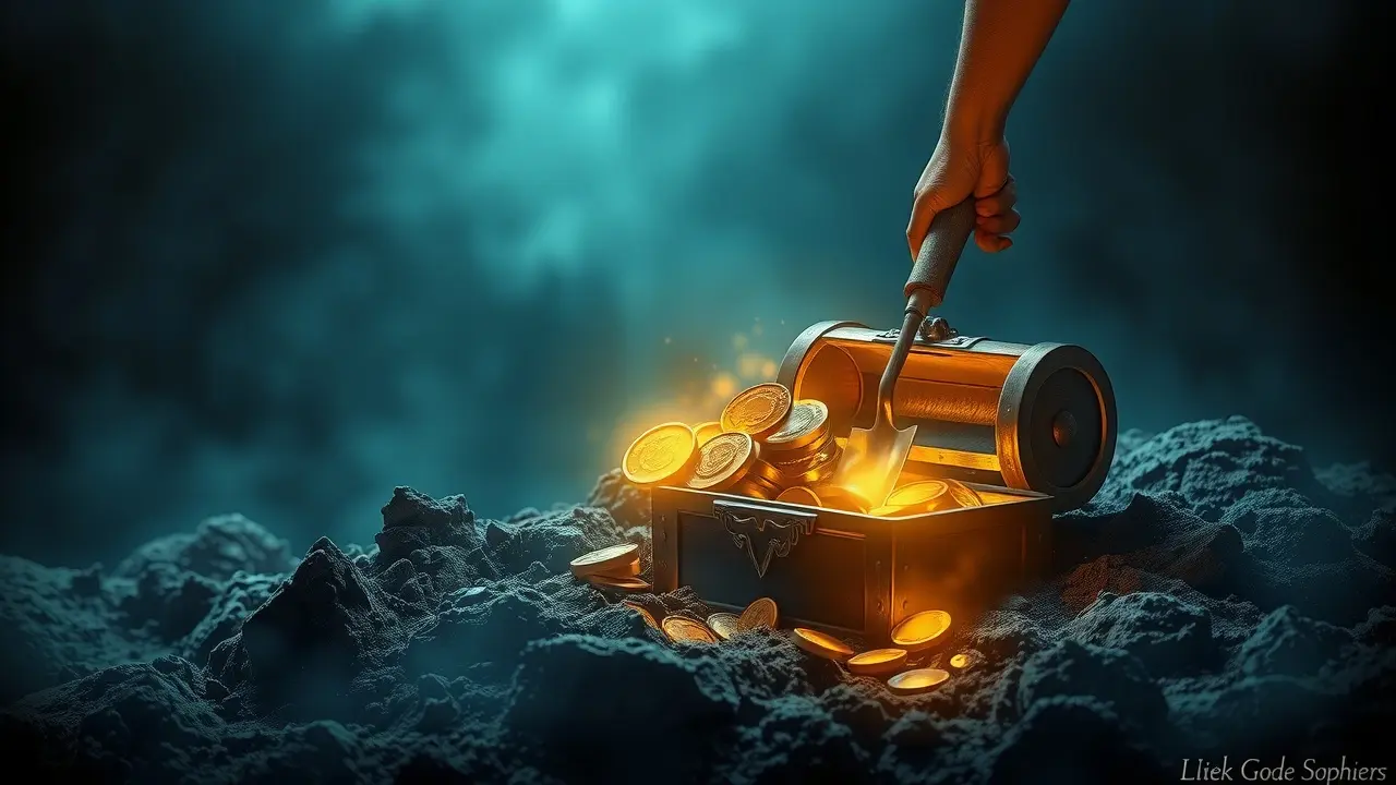 Sonhar com Escavação: Descubra os Significados Ocultos Pessoa descobrindo tesouro ao escavar.