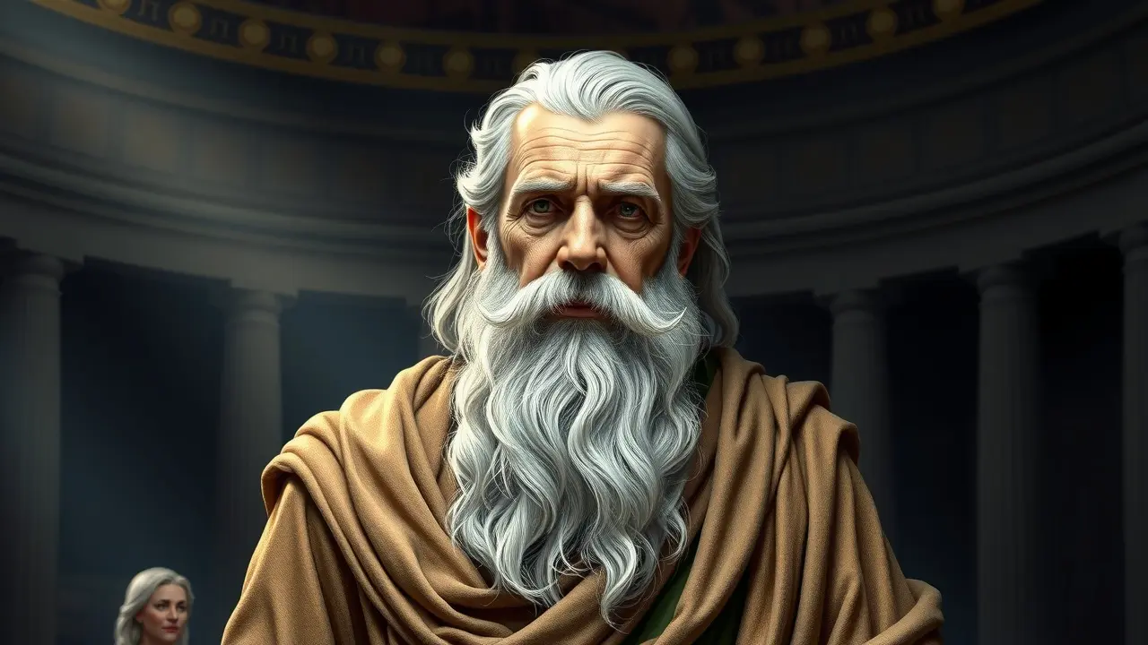 Sonhar com Ésquilo: Desvende os Mistérios da Tragédia Grega nos Seus Sonhos Retrato de Ésquilo, dramaturgo grego