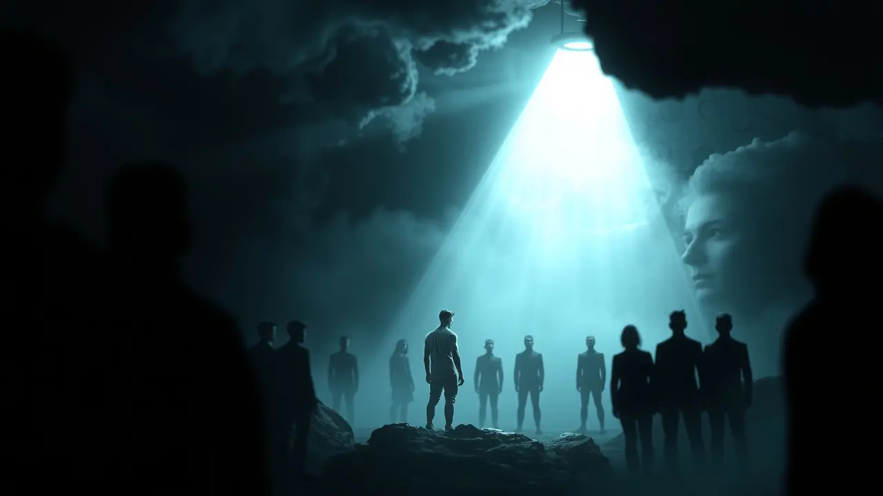 Sonhar com Escrutínio: Descubra o Significado Oculto Pessoa sob forte holofote em sonho de escrutínio