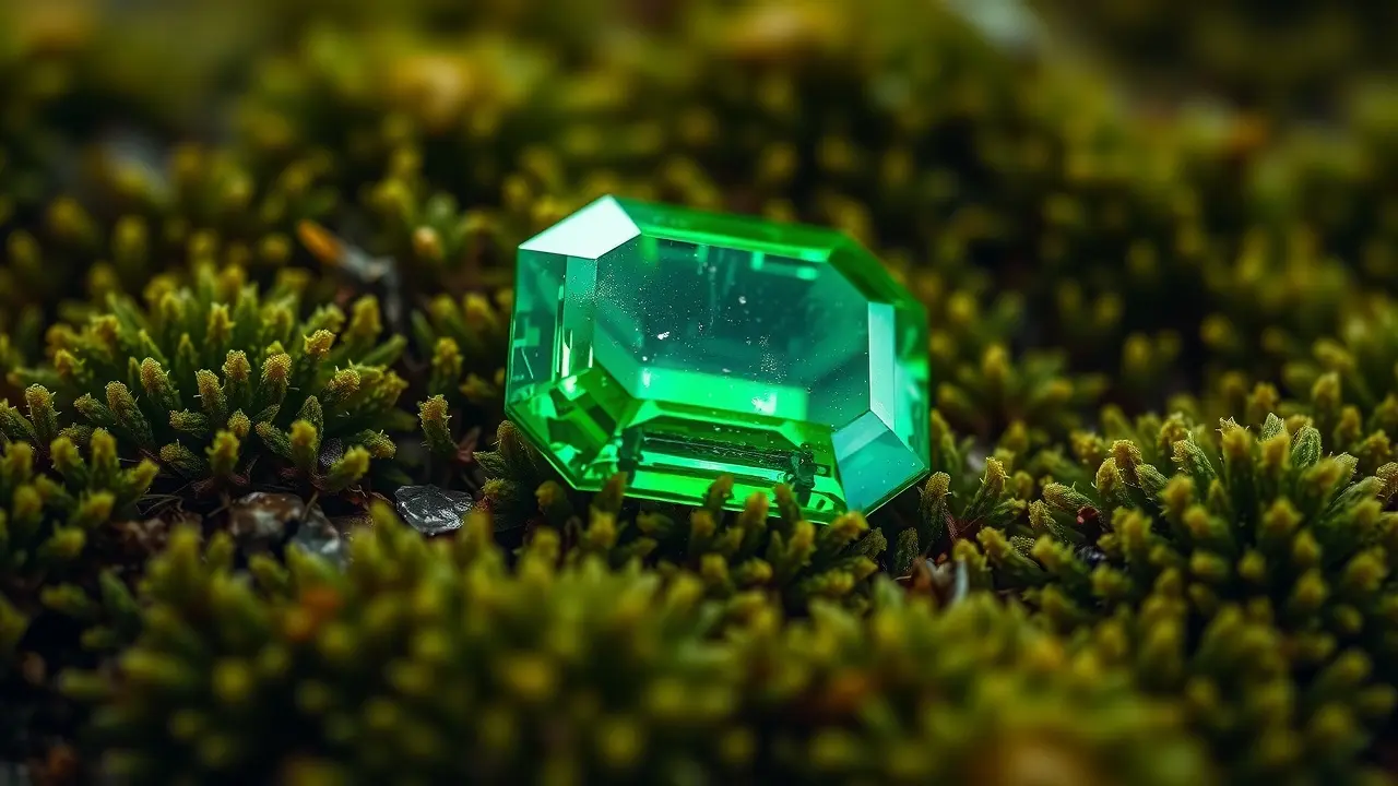 Sonhar com Esmeralda-Verde: Descubra o Significado Oculto Esmeralda verde brilhante