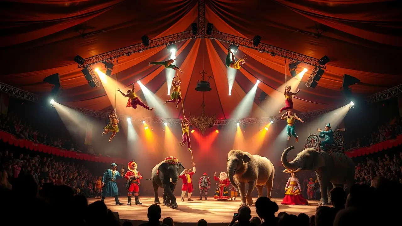 Sonho com espetáculo circense