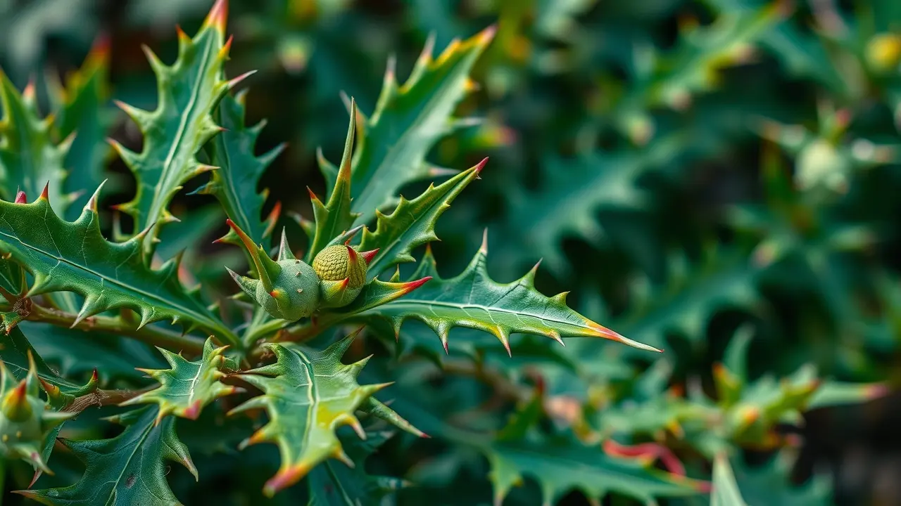 Espinheira-Santa em seu habitat natural